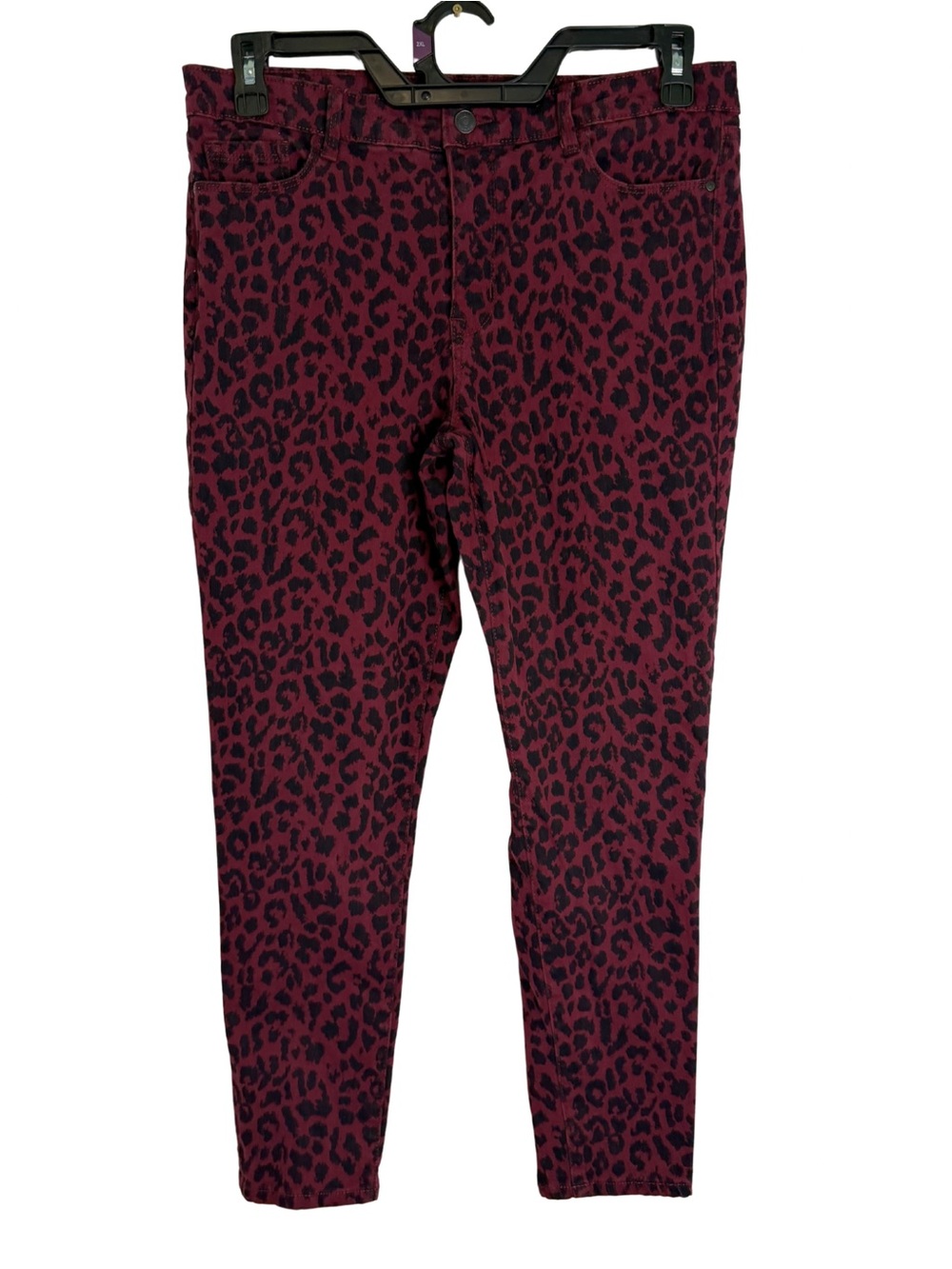 3/$20 Social Standard by Sanctuary Leopard Print Ankle Skinny Jeans